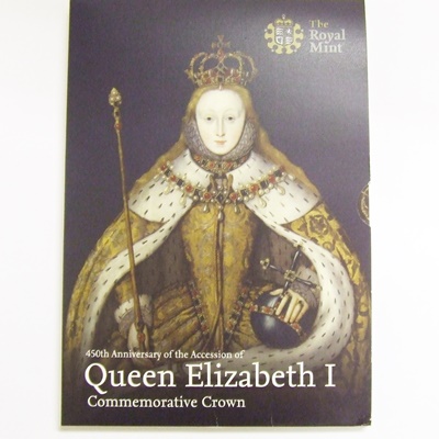 2008 BU £5 Coin Pack - 450th Anniversary Elizabeth I